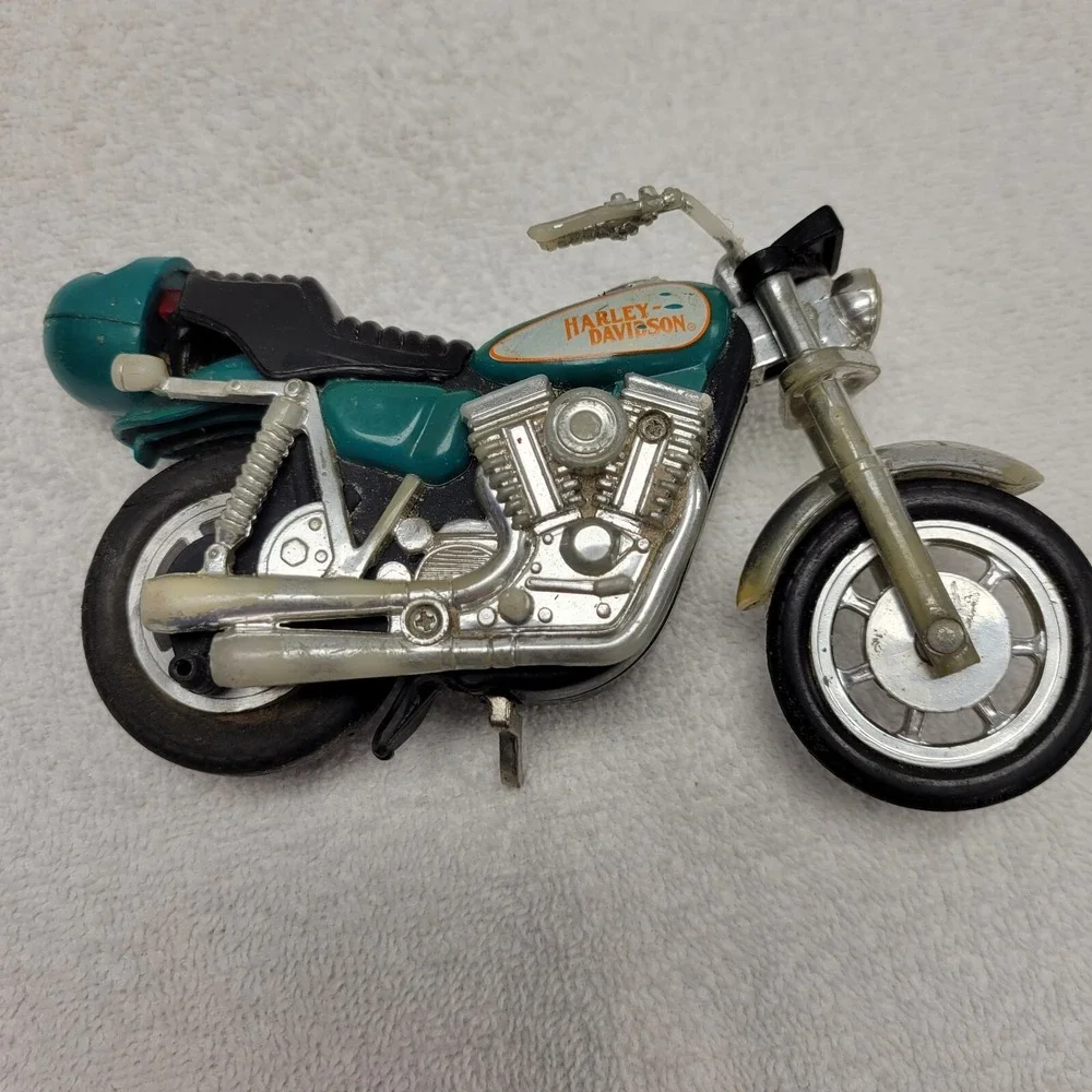 Matchbox Harley-Davidson‎ Motorcycle 1981 blue helment pull string
